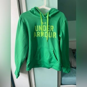 Green under armor sweatshirt